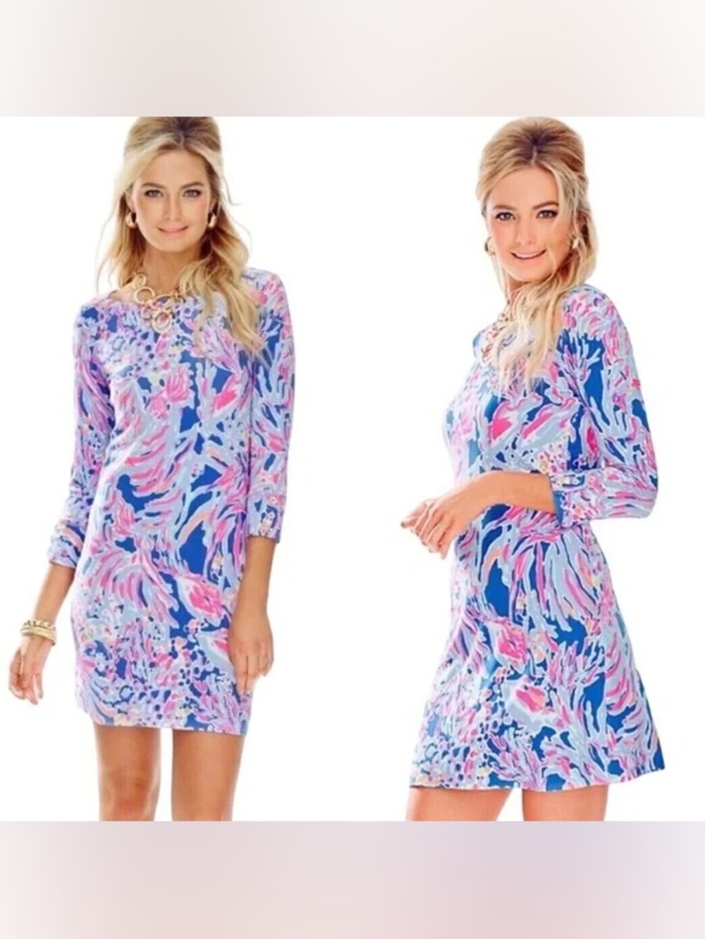 Lilly Pulitzer Sophie Tunic Dress in Shrimply Chic